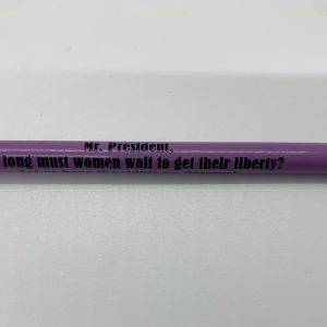 "Mr. President, how long..." Purple Pencil