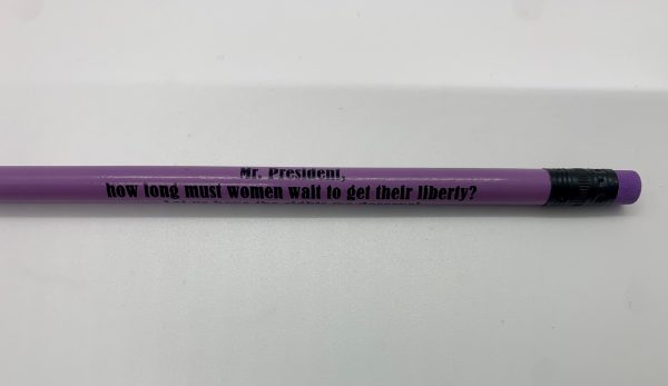 "Mr. President, how long..." Purple Pencil