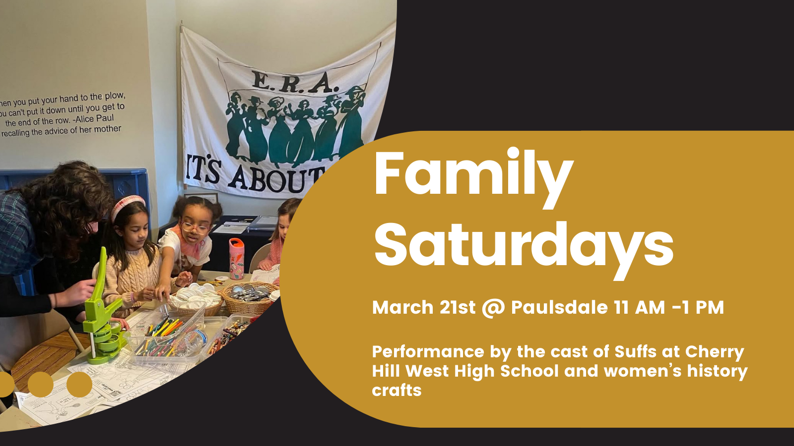 Family Saturday Women's History Month